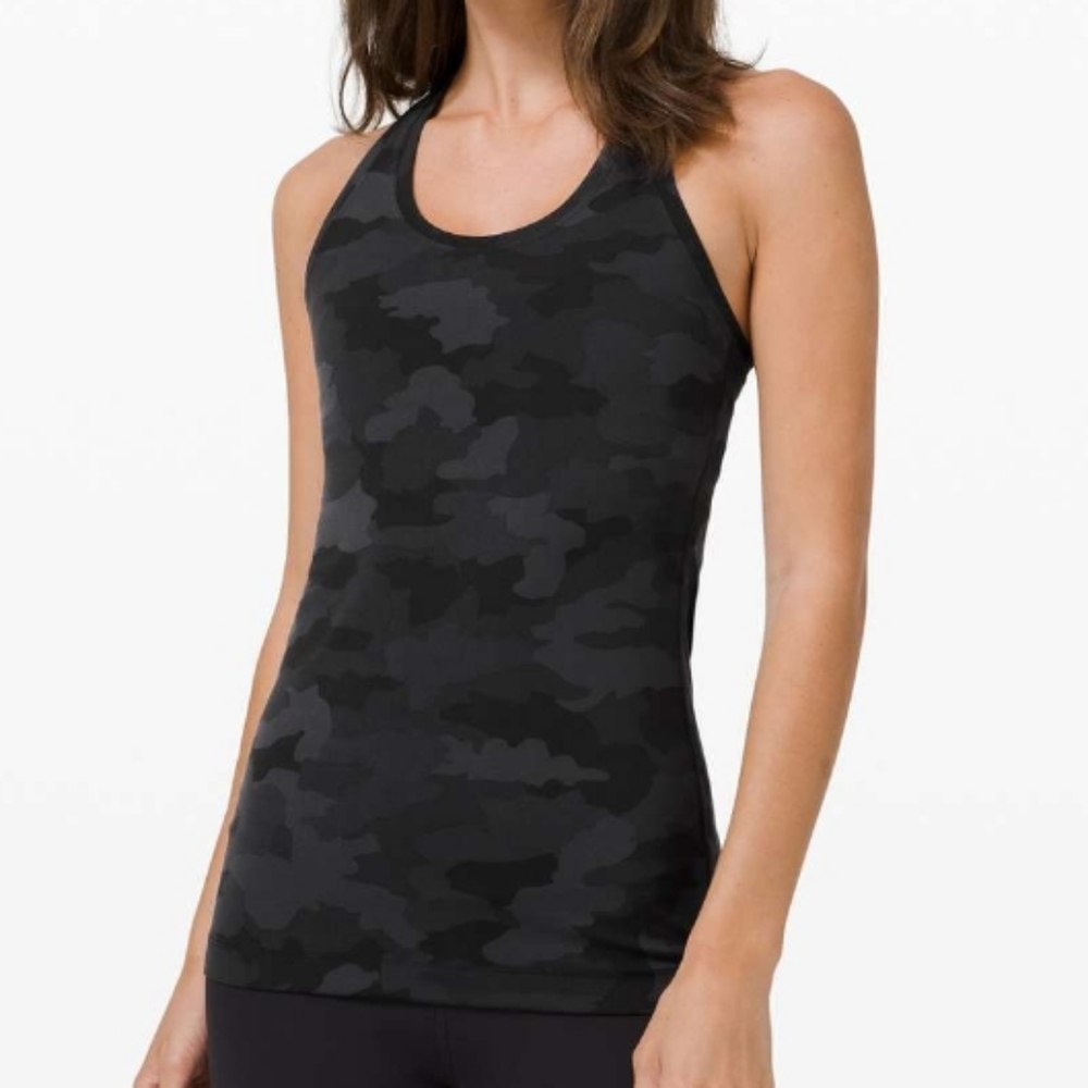 Lululemon Cool Racerback II - Black Camo